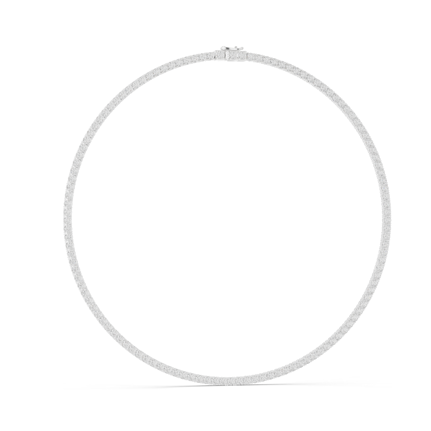 37.2 CT Lab-Created VVS-VS EF CVD Diamond Necklace | Brilliant Cut Diamonds | 18KT, 14KT, Rose, Yellow, White Gold | Luxury Fine Jewelry