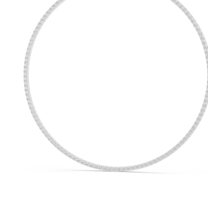 37.2 CT Lab-Created VVS-VS EF CVD Diamond Necklace | Brilliant Cut Diamonds | 18KT, 14KT, Rose, Yellow, White Gold | Luxury Fine Jewelry