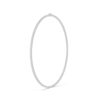 37.2 CT Lab-Created VVS-VS EF CVD Diamond Necklace | Brilliant Cut Diamonds | 18KT, 14KT, Rose, Yellow, White Gold | Luxury Fine Jewelry
