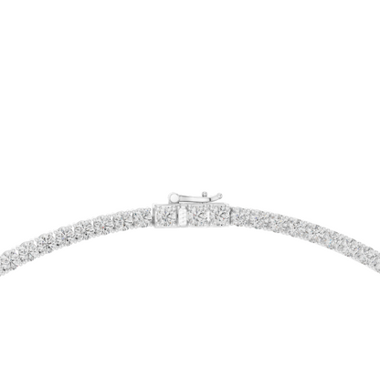 37.2 CT Lab-Created VVS-VS EF CVD Diamond Necklace | Brilliant Cut Diamonds | 18KT, 14KT, Rose, Yellow, White Gold | Luxury Fine Jewelry