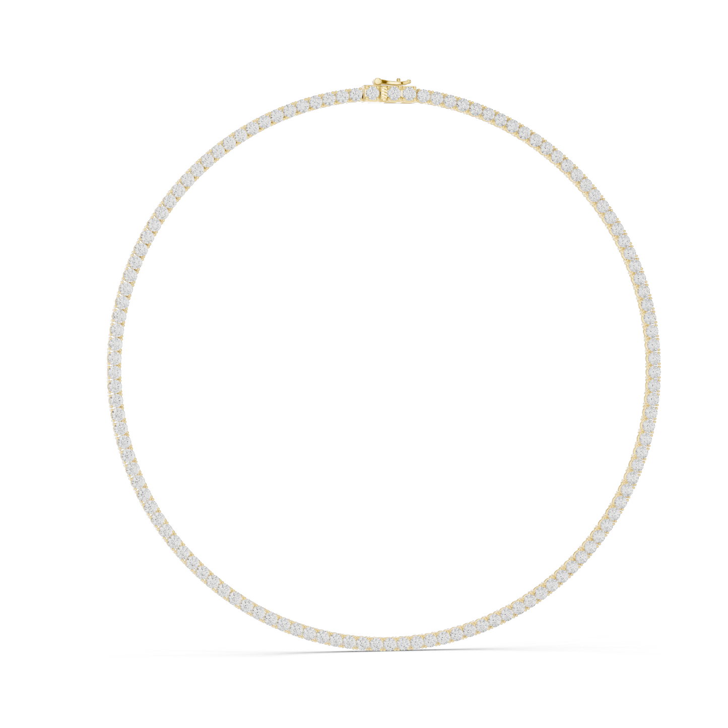 37.2 CT Lab-Created VVS-VS EF CVD Diamond Necklace | Brilliant Cut Diamonds | 18KT, 14KT, Rose, Yellow, White Gold | Luxury Fine Jewelry