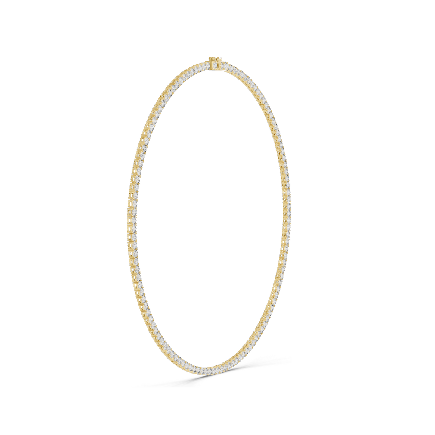 37.2 CT Lab-Created VVS-VS EF CVD Diamond Necklace | Brilliant Cut Diamonds | 18KT, 14KT, Rose, Yellow, White Gold | Luxury Fine Jewelry