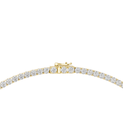 37.2 CT Lab-Created VVS-VS EF CVD Diamond Necklace | Brilliant Cut Diamonds | 18KT, 14KT, Rose, Yellow, White Gold | Luxury Fine Jewelry