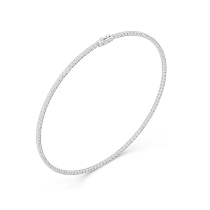 37.2 CT Lab Diamond Necklace | Round Brilliant Cut | 18KT, 14KT, 18KT Gold | Rose, Yellow, White Gold Options | Luxury Fine Jewelry