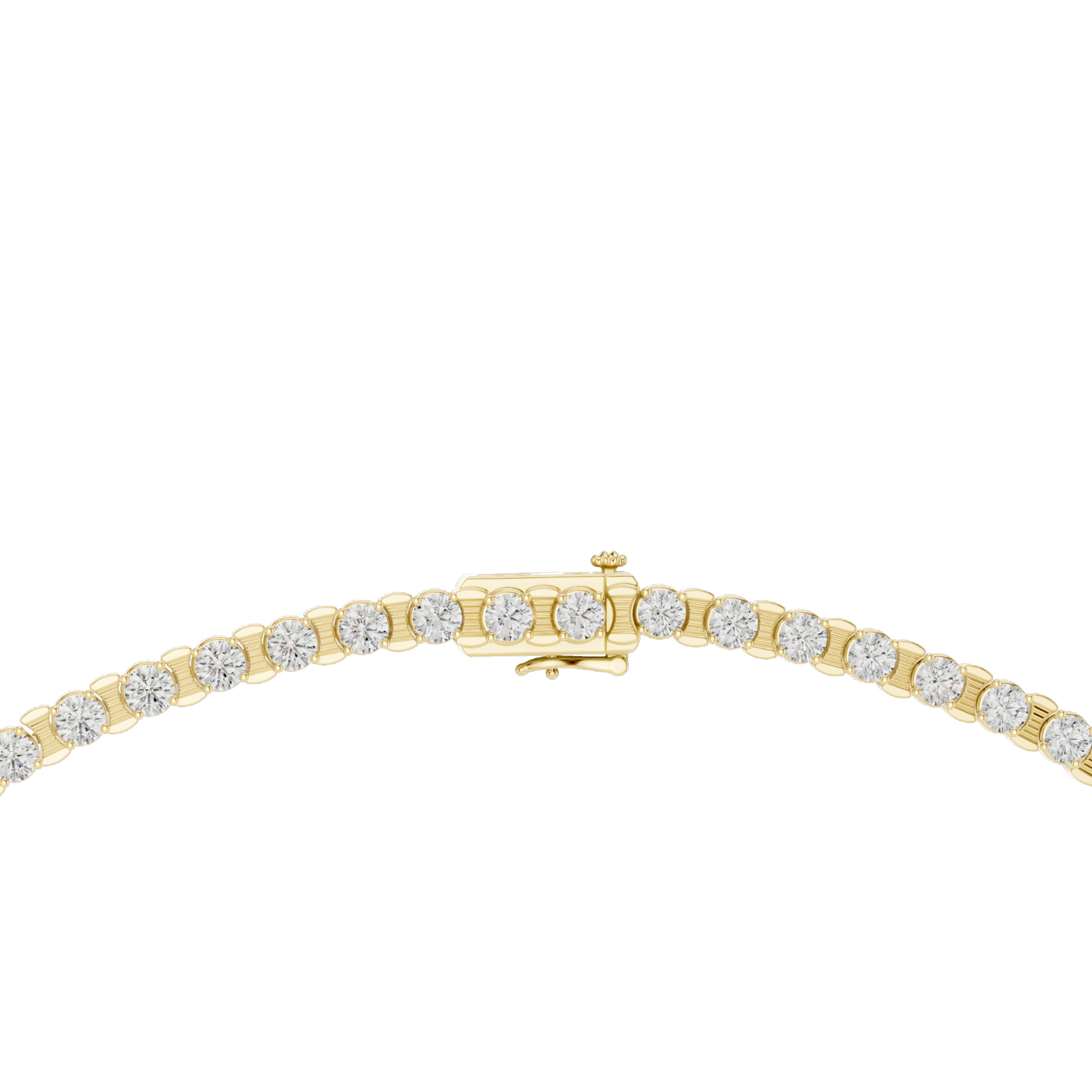 14.016 CT Lab-Grown VVS-VS EF CVD Diamond Tennis Necklace | 18KT, 14KT, Rose, Yellow, White Gold | Luxury Fine Jewelry