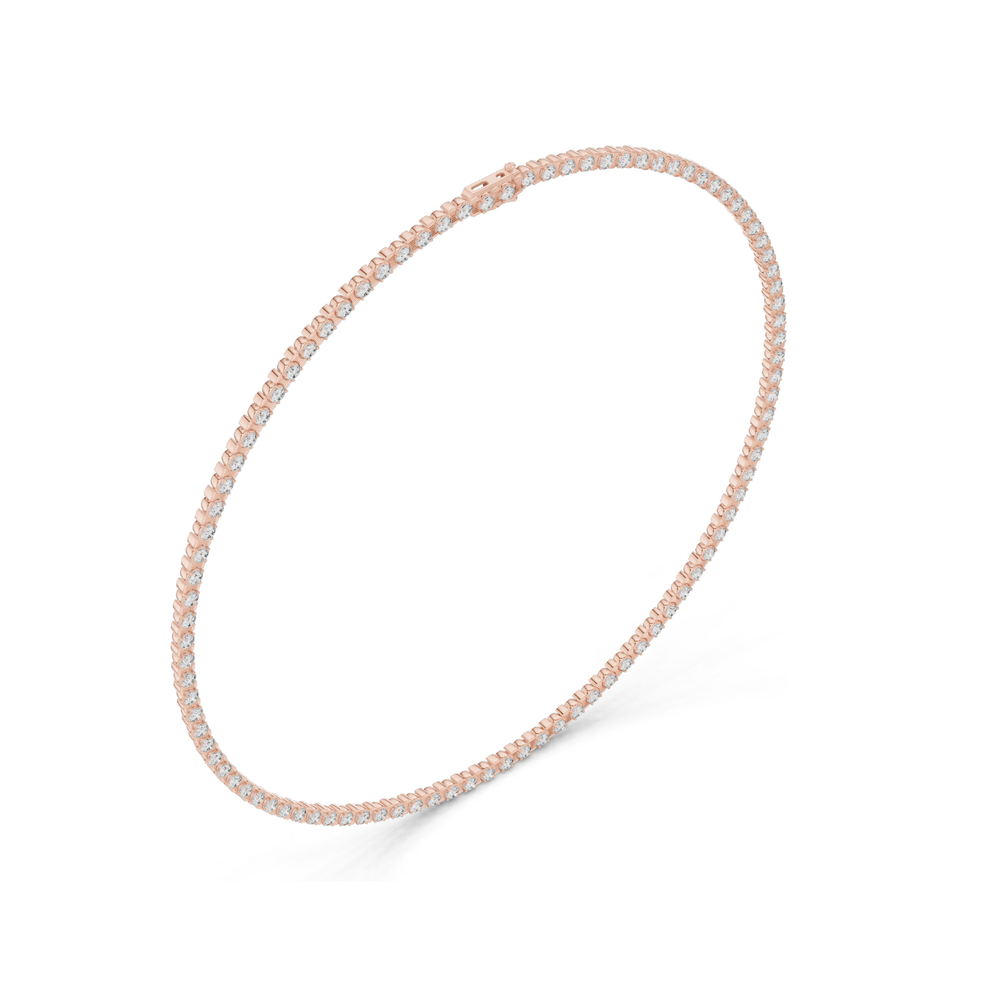 14.016 CT Lab-Created VVS-VS EF CVD Diamond Necklace | Round Brilliant Cut | 18KT, 14KT, Rose, Yellow, White Gold Options | Luxury Fine Jewelry