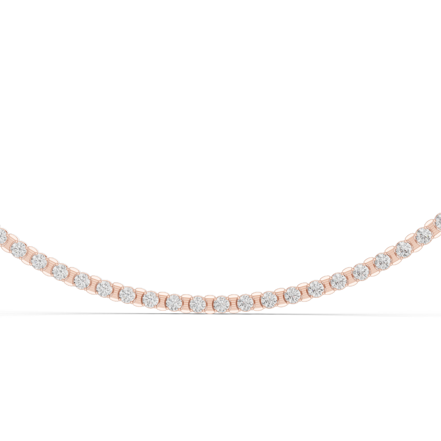 14.016 CT Lab-Created VVS-VS EF CVD Diamond Necklace | Round Brilliant Cut | 18KT, 14KT, Rose, Yellow, White Gold Options | Luxury Fine Jewelry