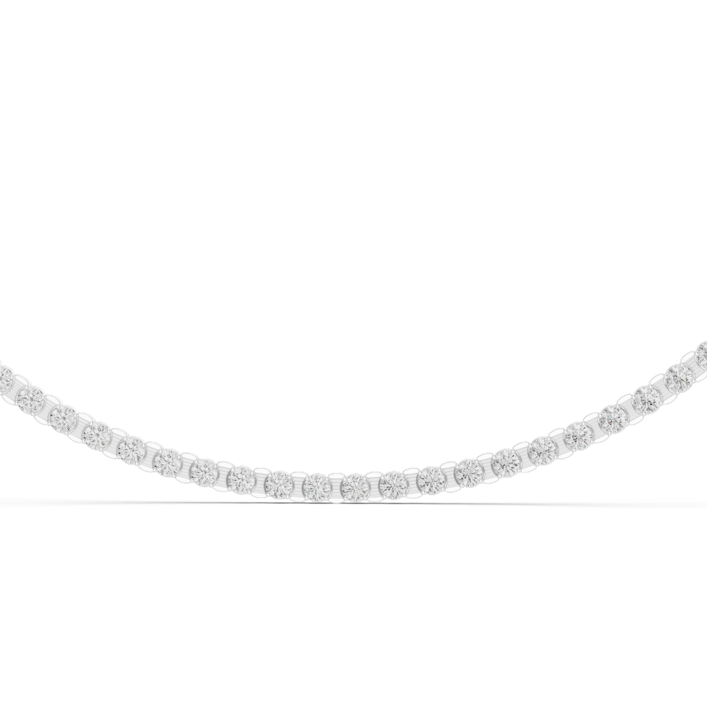 14.016 CT Lab-Created VVS-VS EF CVD Diamond Necklace | Round Brilliant Cut | 18KT, 14KT, Rose, Yellow, White Gold Options | Luxury Fine Jewelry
