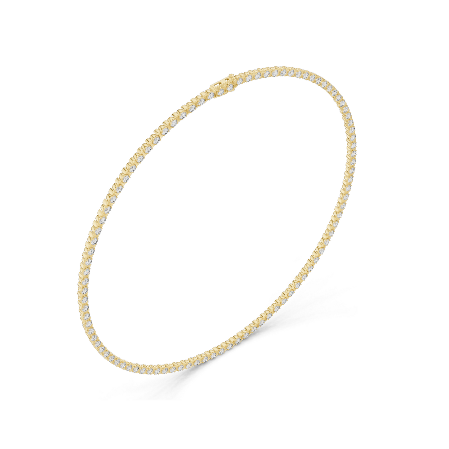 14.016 CT Lab-Created VVS-VS EF CVD Diamond Necklace | Round Brilliant Cut | 18KT, 14KT, Rose, Yellow, White Gold Options | Luxury Fine Jewelry
