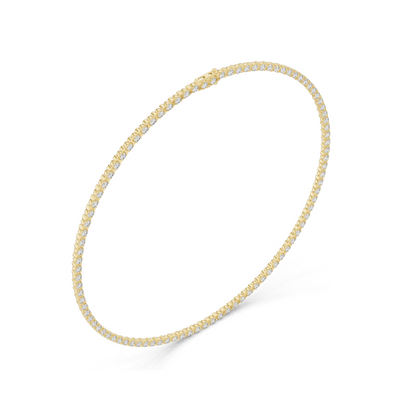 14.016 CT Lab-Created VVS-VS EF CVD Diamond Necklace | Round Brilliant Cut | 18KT, 14KT, Rose, Yellow, White Gold Options | Luxury Fine Jewelry