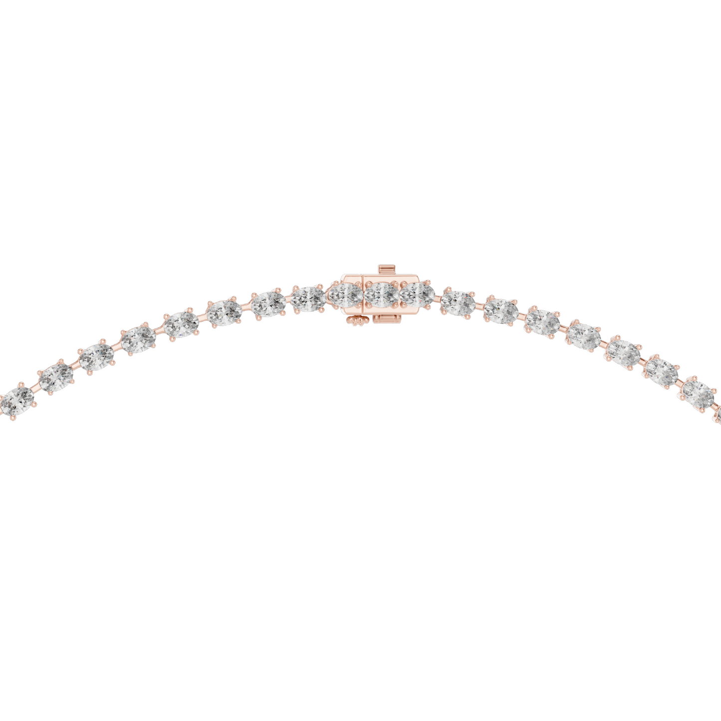 15.4 CT Lab-Created VVS-VS EF CVD Diamond Necklace | 18KT, 14KT, Rose, Yellow, White Gold | Luxury Fine Jewelry
