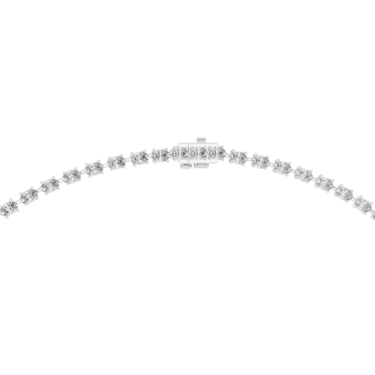 15.4 CT Lab-Created VVS-VS EF CVD Diamond Necklace | 18KT, 14KT, Rose, Yellow, White Gold | Luxury Fine Jewelry