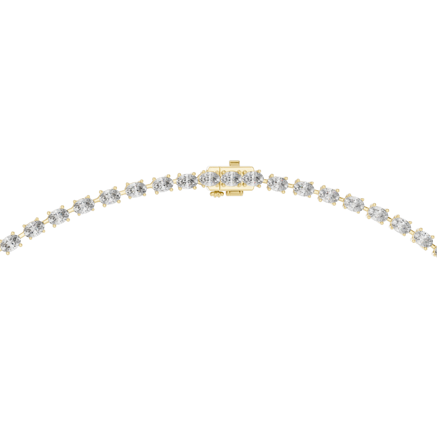 15.4 CT Lab-Created VVS-VS EF CVD Diamond Necklace | 18KT, 14KT, Rose, Yellow, White Gold | Luxury Fine Jewelry