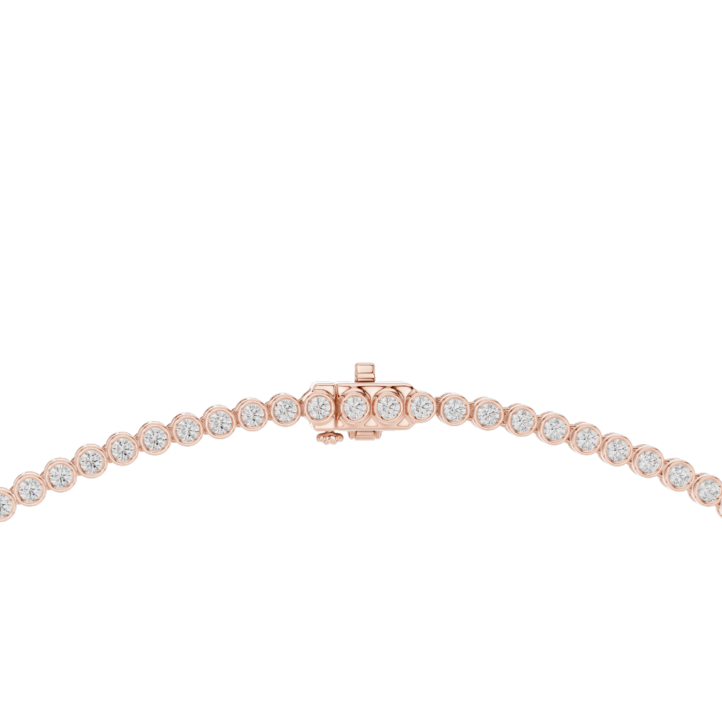11.006 CT Lab-Created VVS-VS EF CVD Diamond Tennis Necklace | Round Brilliant Cut Diamonds | 18KT, 14KT, Rose, Yellow, White Gold | Luxury Fine Jewelry