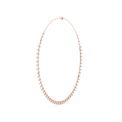 6.35 CT Lab-Created VVS-VS EF CVD Diamond Necklace | 18KT, 14KT, Rose, Yellow, White Gold | Luxury Fine Jewelry