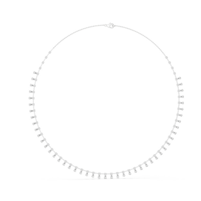 6.35 CT Lab-Created VVS-VS EF CVD Diamond Necklace | 18KT, 14KT, Rose, Yellow, White Gold | Luxury Fine Jewelry