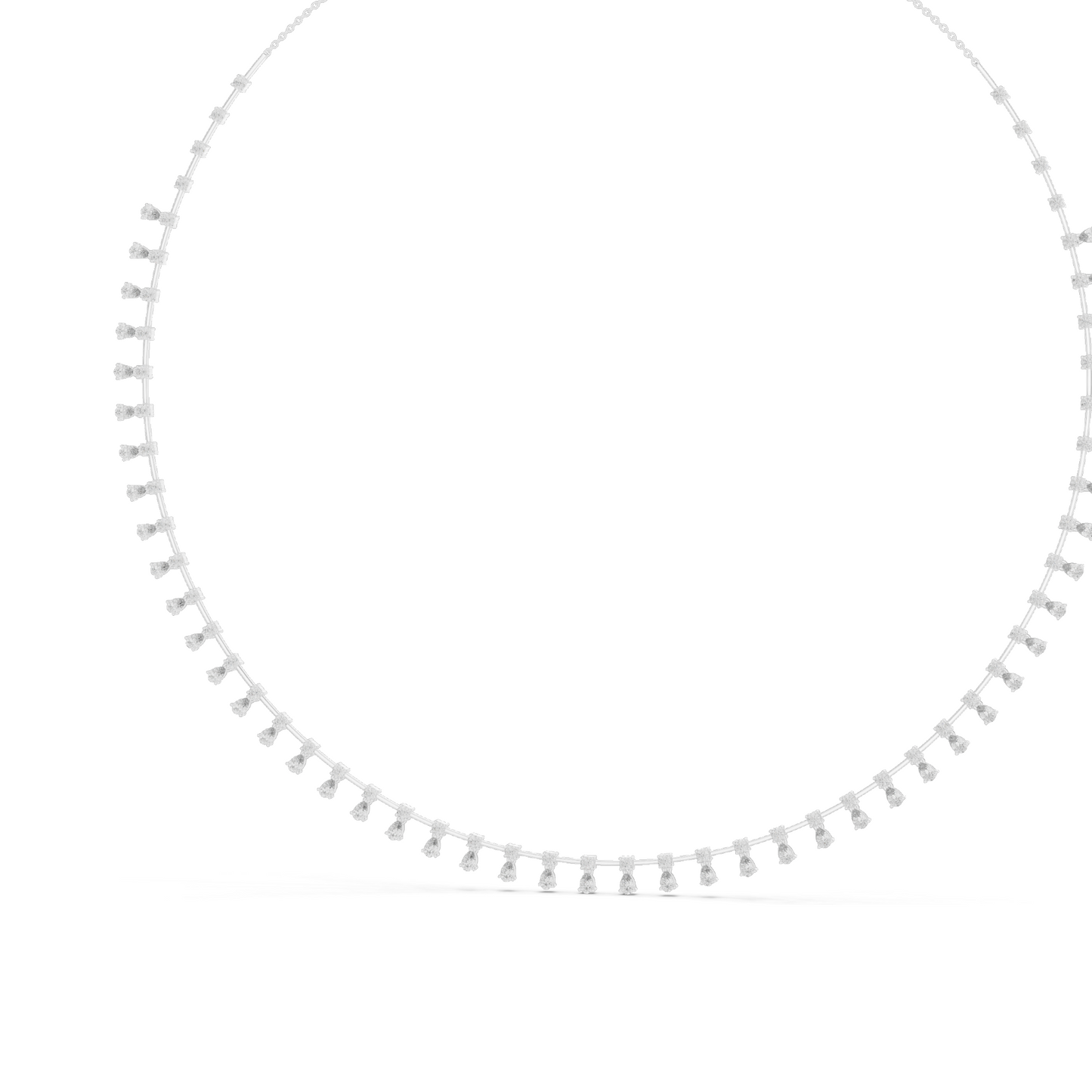 6.35 CT Lab-Created VVS-VS EF CVD Diamond Necklace | 18KT, 14KT, Rose, Yellow, White Gold | Luxury Fine Jewelry