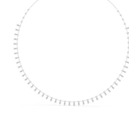 6.35 CT Lab-Created VVS-VS EF CVD Diamond Necklace | 18KT, 14KT, Rose, Yellow, White Gold | Luxury Fine Jewelry