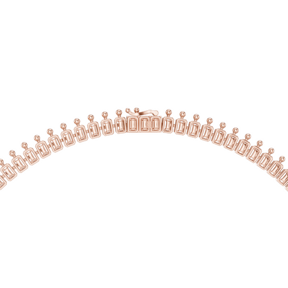 82.282 CT Lab-Created VVS-VS DEF CVD Diamond Necklace | Luxury 18KT, 14KT, Rose, Yellow, White Gold Options | Ethical Fine Jewelry