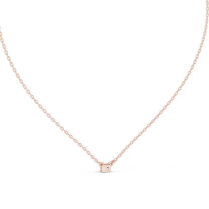 0.24 CT Lab-Created VVS-VS EF CVD Diamond Pendant | 18KT, 14KT, Rose, Yellow, White Gold | Luxury Fine Jewelry