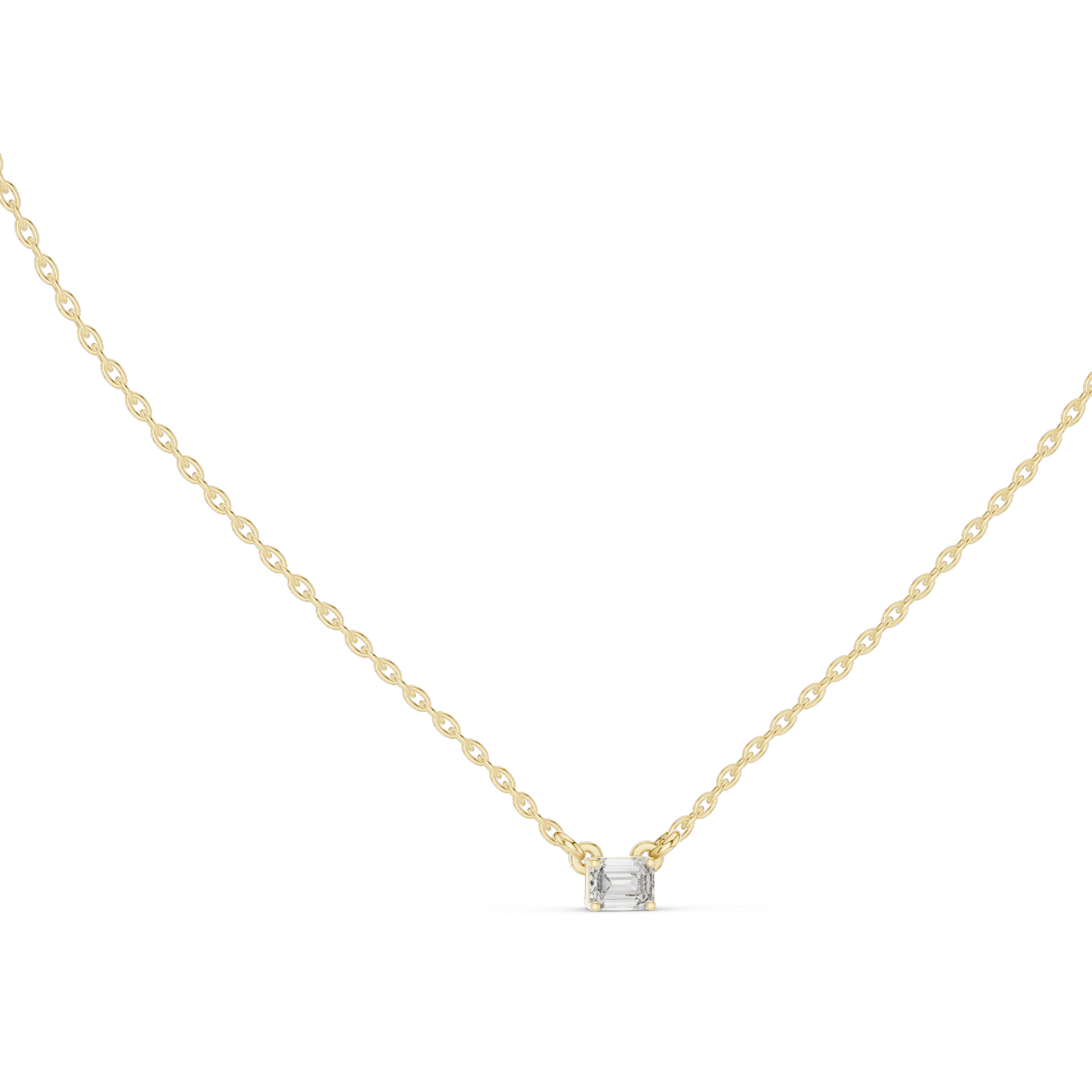 0.24 CT Lab-Created VVS-VS EF CVD Diamond Pendant | 18KT, 14KT, Rose, Yellow, White Gold | Luxury Fine Jewelry