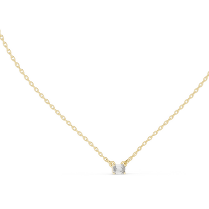 0.24 CT Lab-Created VVS-VS EF CVD Diamond Pendant | 18KT, 14KT, Rose, Yellow, White Gold | Luxury Fine Jewelry