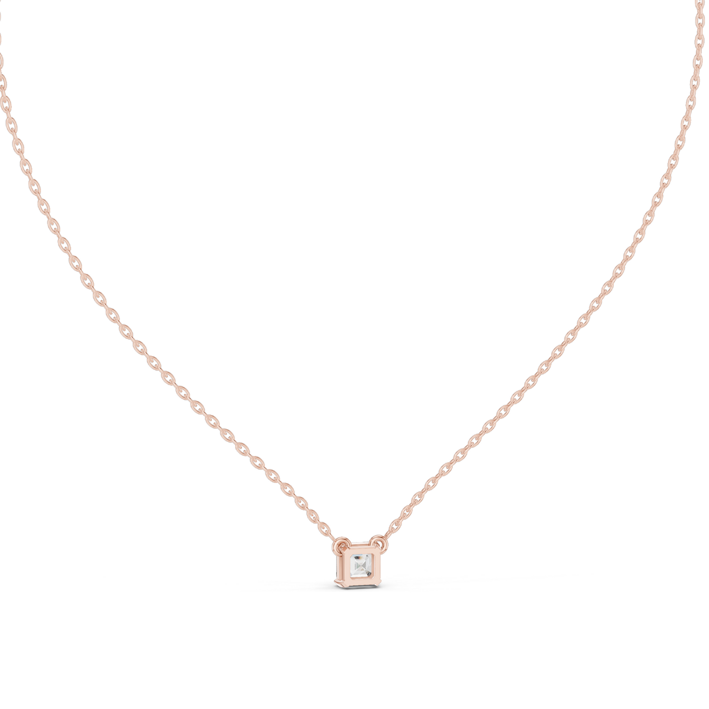 0.5 CT Lab-Created VVS-VS EF CVD Diamond Pendant Necklace | Available in 18KT, 14KT, Rose, Yellow, White Gold | Luxury Fine Jewelry