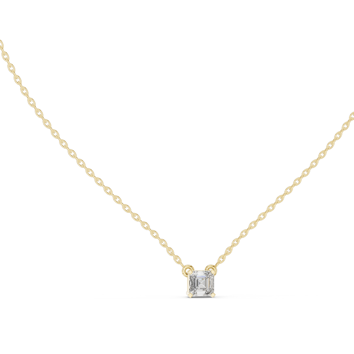 0.5 CT Lab-Created VVS-VS EF CVD Diamond Pendant Necklace | Available in 18KT, 14KT, Rose, Yellow, White Gold | Luxury Fine Jewelry