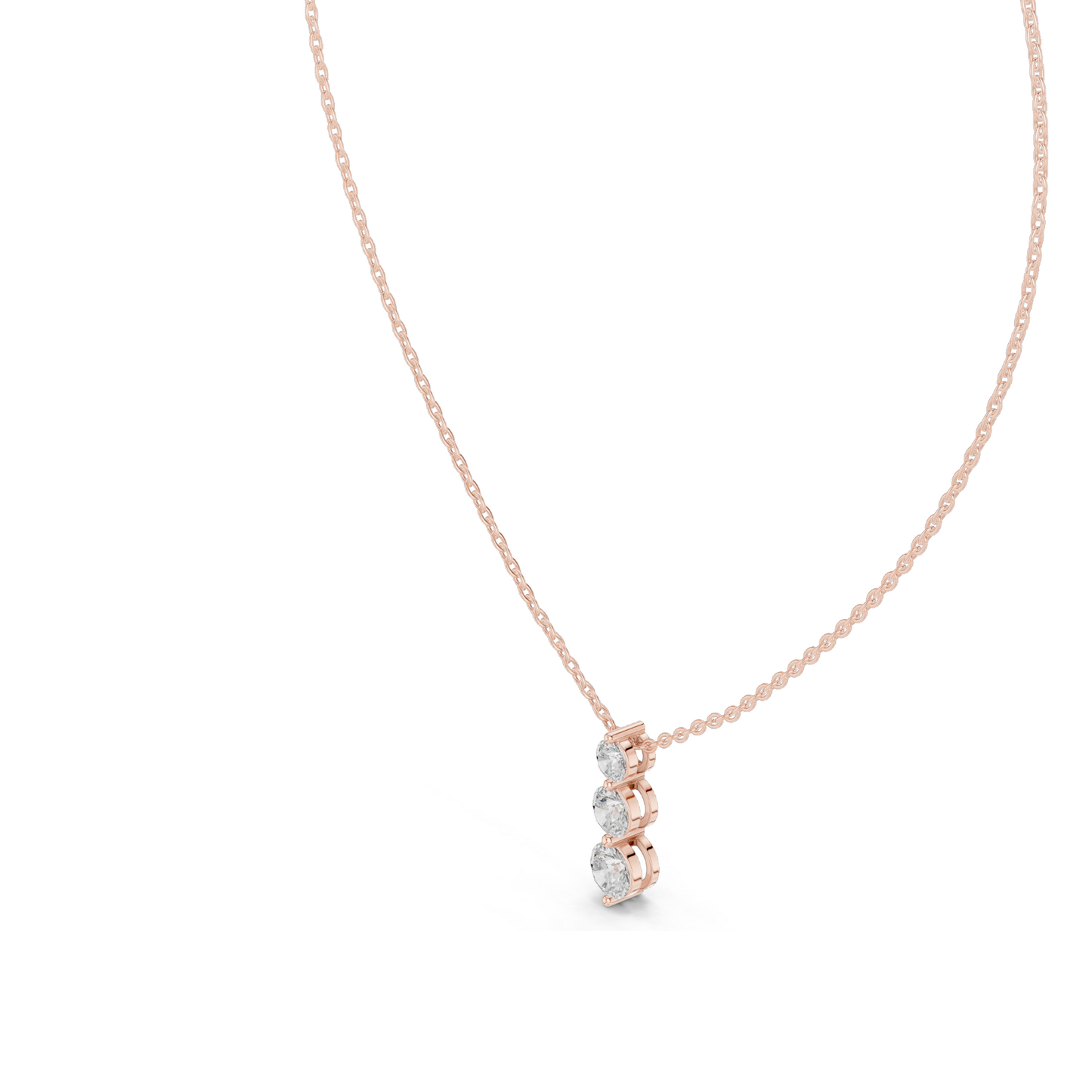 1.11 CT Lab-Created VVS-VS EF CVD Diamond Pendant | 18KT, 14KT, Rose, Yellow, White Gold | Luxury Jewelry
