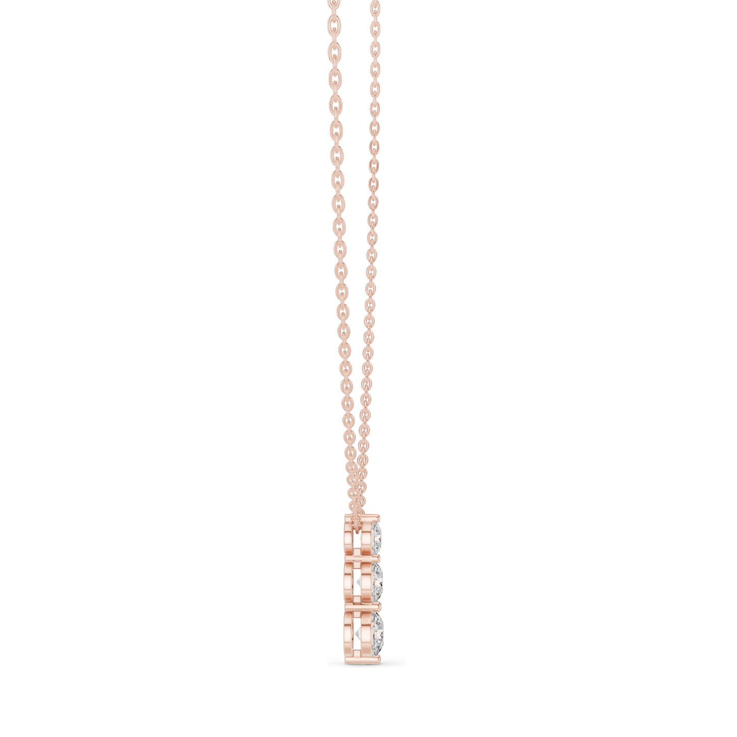 1.11 CT Lab-Created VVS-VS EF CVD Diamond Pendant | 18KT, 14KT, Rose, Yellow, White Gold | Luxury Jewelry