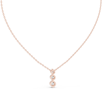 1.11 CT Lab-Created VVS-VS EF CVD Diamond Pendant | 18KT, 14KT, Rose, Yellow, White Gold | Luxury Jewelry