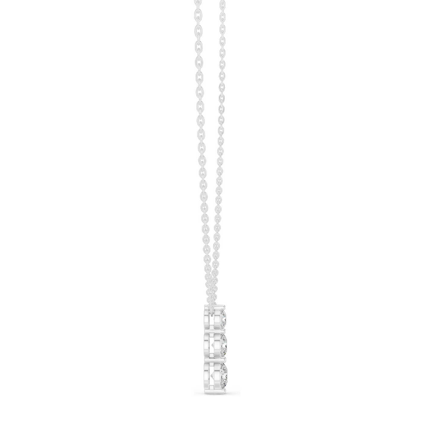 1.11 CT Lab-Created VVS-VS EF CVD Diamond Pendant | 18KT, 14KT, Rose, Yellow, White Gold | Luxury Jewelry