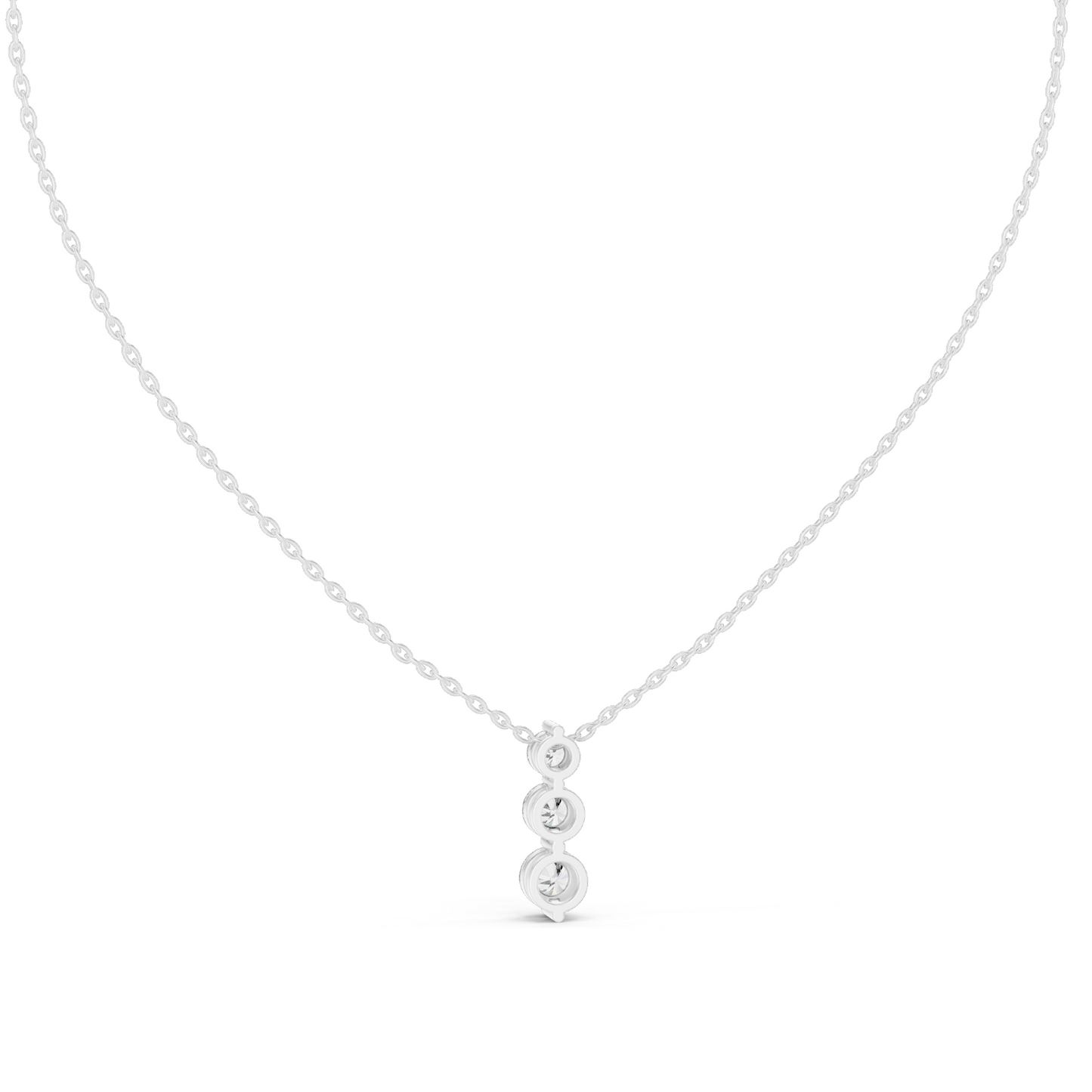 1.11 CT Lab-Created VVS-VS EF CVD Diamond Pendant | 18KT, 14KT, Rose, Yellow, White Gold | Luxury Jewelry