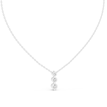 1.11 CT Lab-Created VVS-VS EF CVD Diamond Pendant | 18KT, 14KT, Rose, Yellow, White Gold | Luxury Jewelry