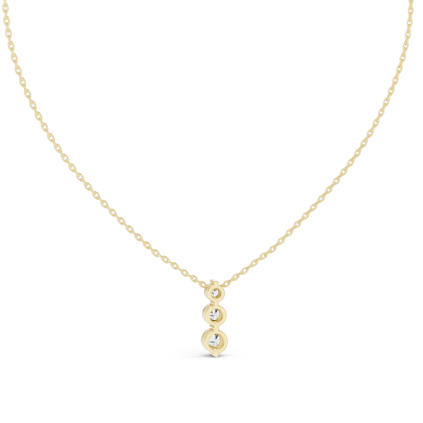 1.11 CT Lab-Created VVS-VS EF CVD Diamond Pendant | 18KT, 14KT, Rose, Yellow, White Gold | Luxury Jewelry