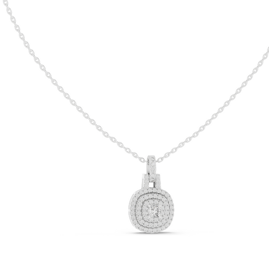 0.8 CT Lab-Created VVS-VS EF CVD Diamond Pendant Necklace | 18KT, 14KT, Rose, Yellow, White Gold | Luxury Fine Jewelry