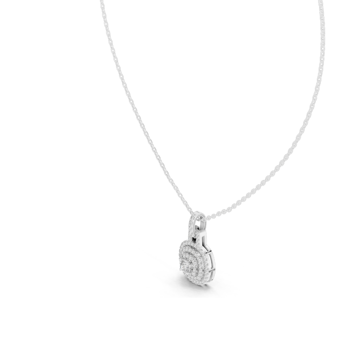 0.8 CT Lab-Created VVS-VS EF CVD Diamond Pendant Necklace | 18KT, 14KT, Rose, Yellow, White Gold | Luxury Fine Jewelry