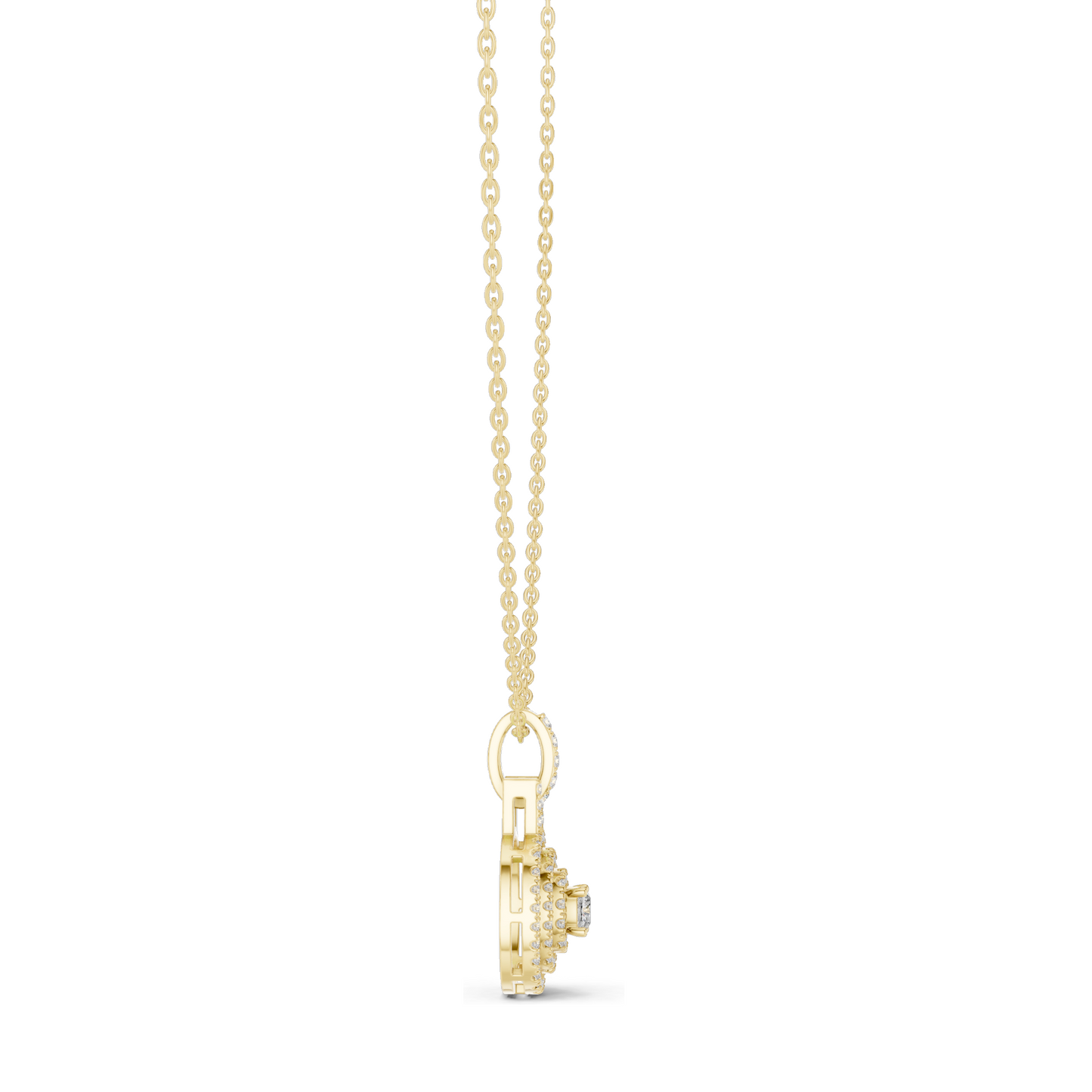 0.8 CT Lab-Created VVS-VS EF CVD Diamond Pendant Necklace | 18KT, 14KT, Rose, Yellow, White Gold | Luxury Fine Jewelry