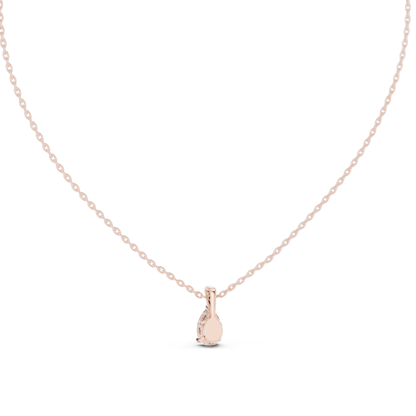 1 CT Lab-Created VVS-VS EF CVD Diamond Necklace | Pear Cut Diamonds | 18KT, 14KT, Rose, Yellow, White Gold | Fine Jewelry