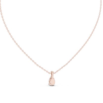 1 CT Lab-Created VVS-VS EF CVD Diamond Necklace | Pear Cut Diamonds | 18KT, 14KT, Rose, Yellow, White Gold | Fine Jewelry