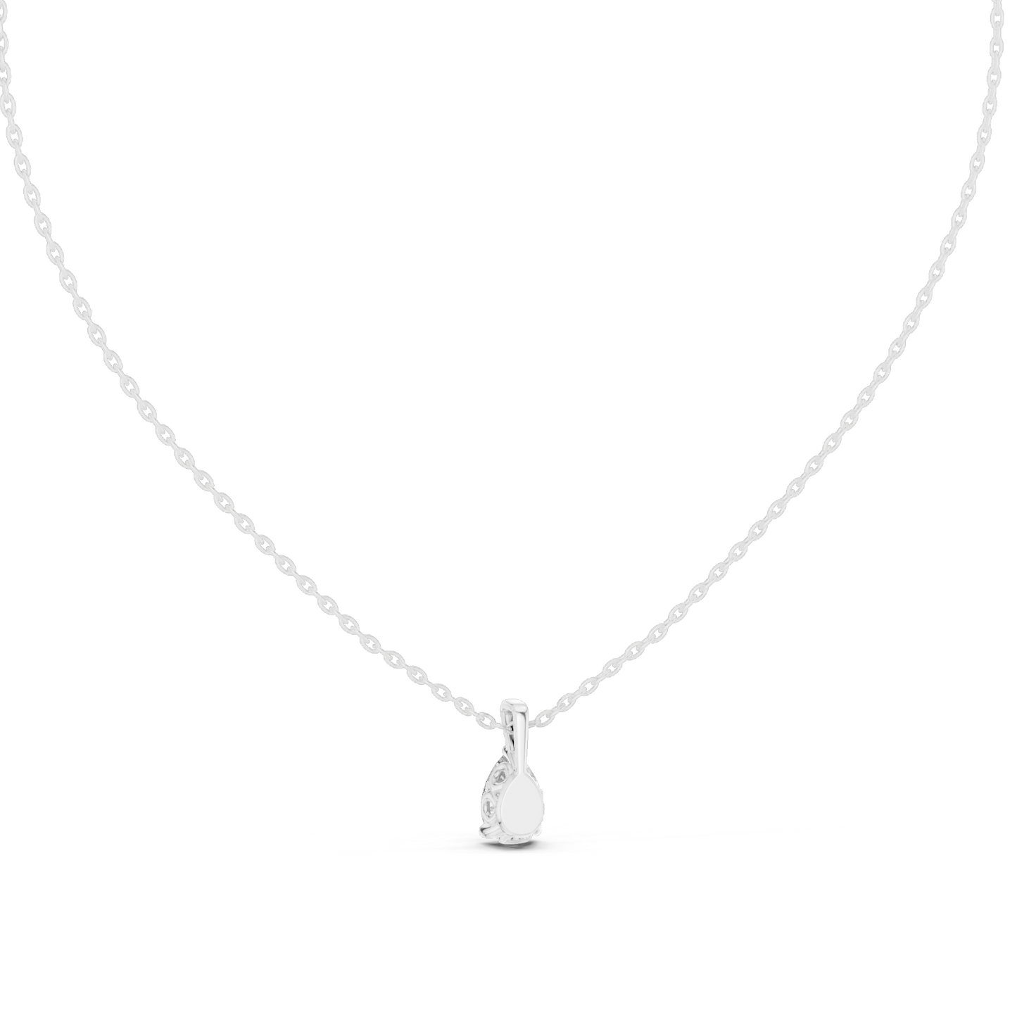 1 CT Lab-Created VVS-VS EF CVD Diamond Necklace | Pear Cut Diamonds | 18KT, 14KT, Rose, Yellow, White Gold | Fine Jewelry