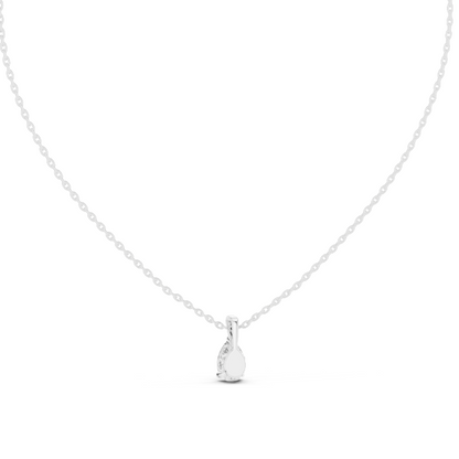 1 CT Lab-Created VVS-VS EF CVD Diamond Necklace | Pear Cut Diamonds | 18KT, 14KT, Rose, Yellow, White Gold | Fine Jewelry