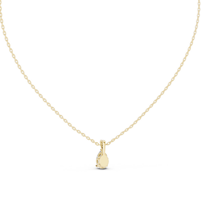1 CT Lab-Created VVS-VS EF CVD Diamond Necklace | Pear Cut Diamonds | 18KT, 14KT, Rose, Yellow, White Gold | Fine Jewelry