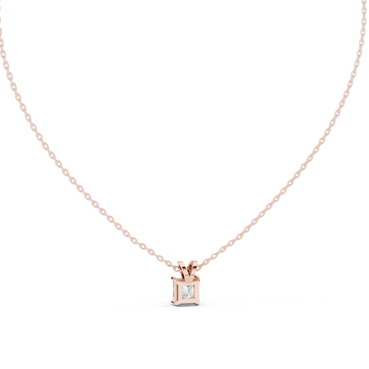1.04 CT Lab-Created VVS-VS EF CVD Diamond Pendant Necklace | 18KT, 14KT, Rose, Yellow, White Gold | Ethical Fine Jewelry