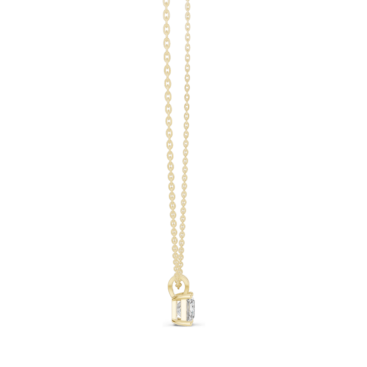1.04 CT Lab-Created VVS-VS EF CVD Diamond Pendant Necklace | 18KT, 14KT, Rose, Yellow, White Gold | Ethical Fine Jewelry