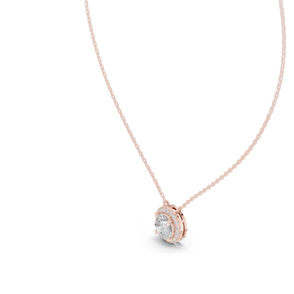 2.385 CT Lab-Created VVS-VS EF CVD Diamond Pendant Necklace | Available in 18KT, 14KT Rose, Yellow, White Gold | Luxury Fine Jewelry