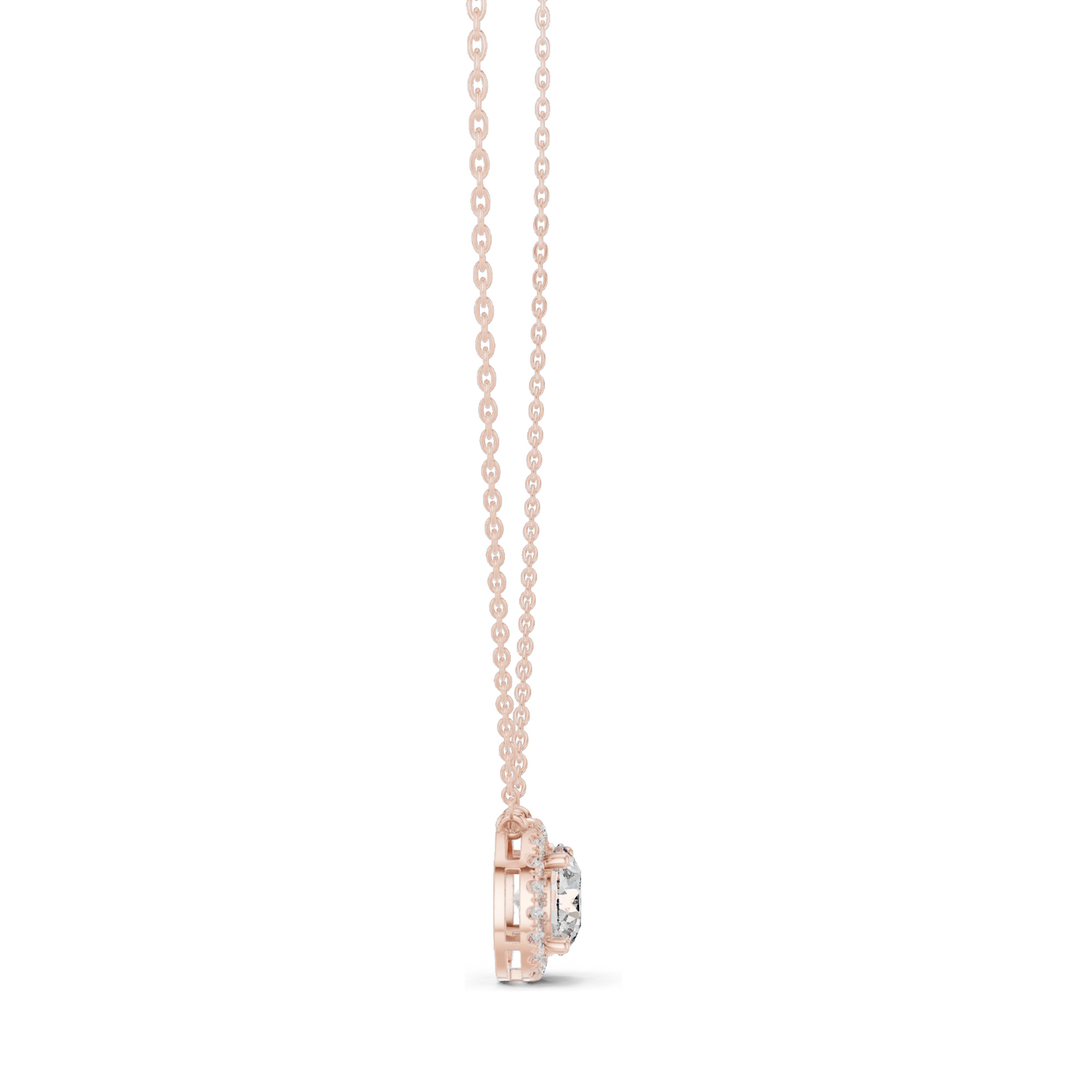 2.385 CT Lab-Created VVS-VS EF CVD Diamond Pendant Necklace | Available in 18KT, 14KT Rose, Yellow, White Gold | Luxury Fine Jewelry