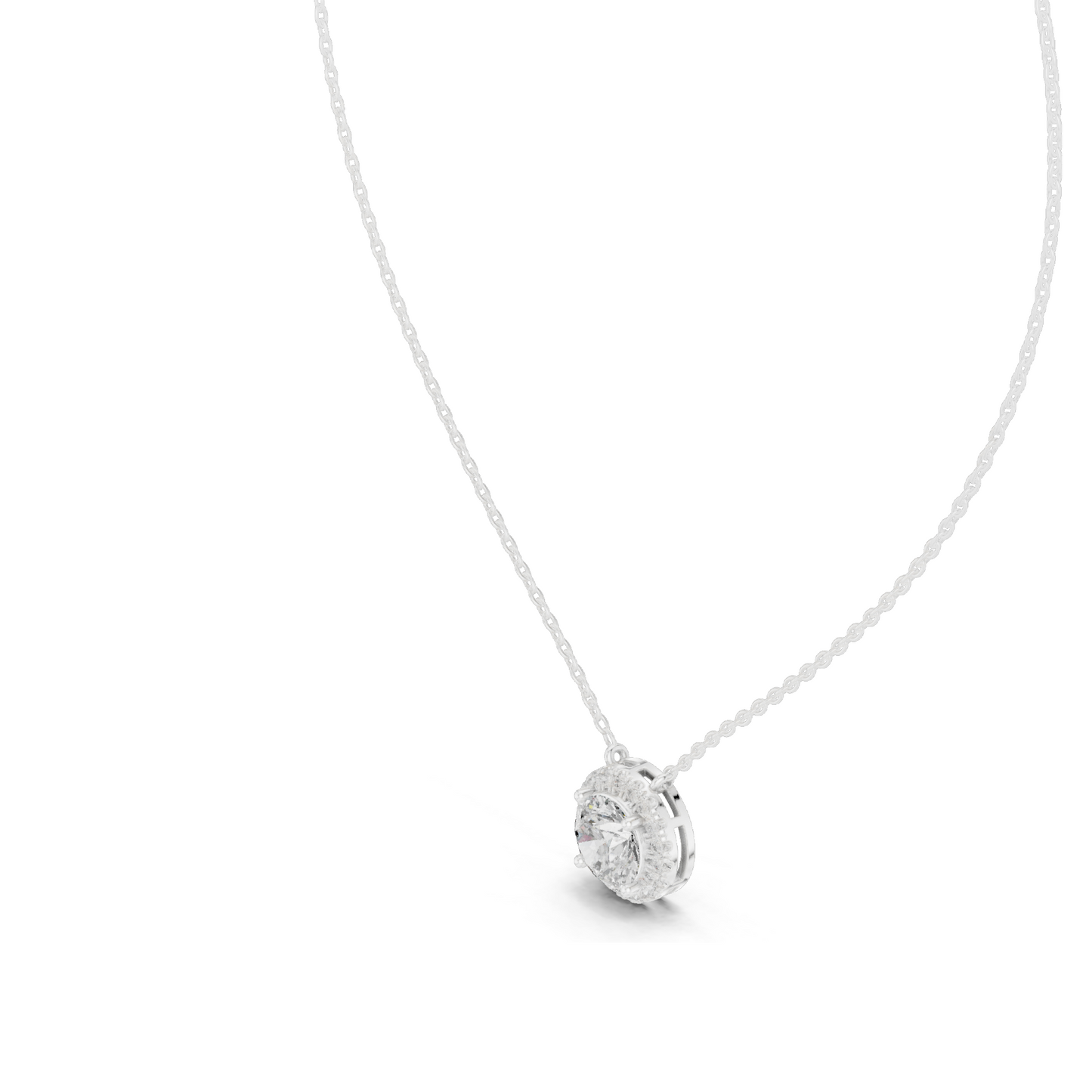2.385 CT Lab-Created VVS-VS EF CVD Diamond Pendant Necklace | Available in 18KT, 14KT Rose, Yellow, White Gold | Luxury Fine Jewelry