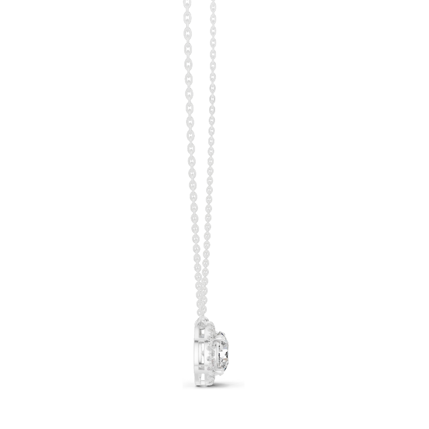 2.385 CT Lab-Created VVS-VS EF CVD Diamond Pendant Necklace | Available in 18KT, 14KT Rose, Yellow, White Gold | Luxury Fine Jewelry