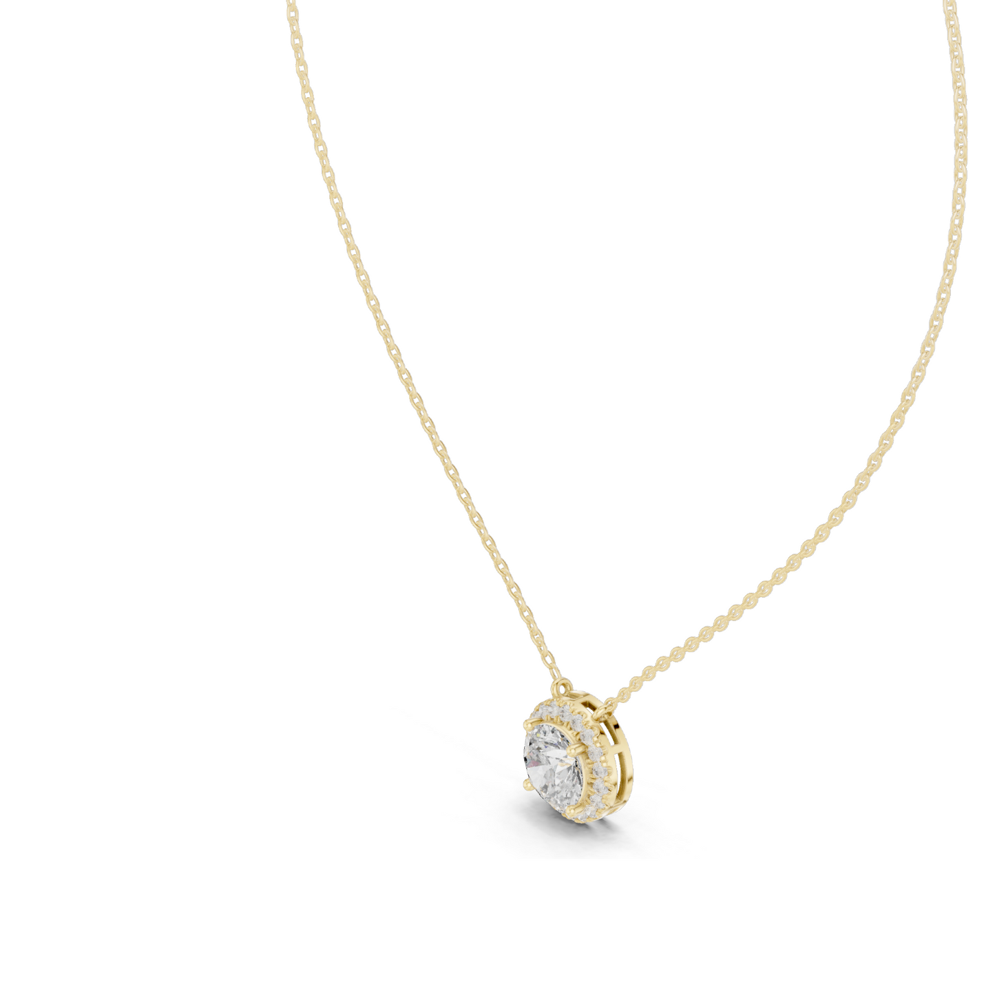 2.385 CT Lab-Created VVS-VS EF CVD Diamond Pendant Necklace | Available in 18KT, 14KT Rose, Yellow, White Gold | Luxury Fine Jewelry